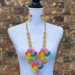 Three Flower Necklace