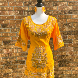 Clavel Dorado Mini Dress Yellow