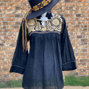 Rococo Black Tunic