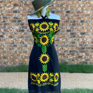 Sunflower Halter Dress