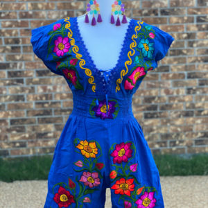 Romper Zinacantan Blue