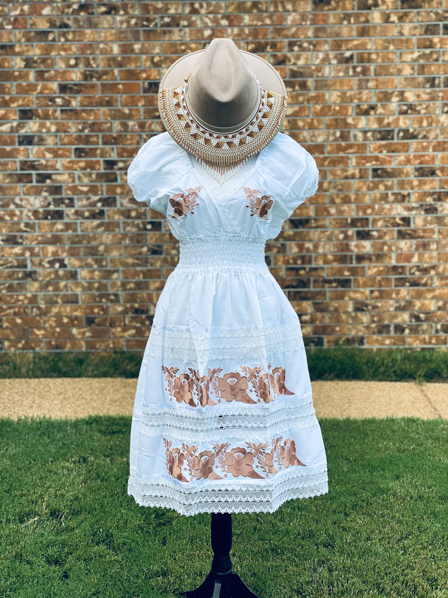 Yucatan Dress White