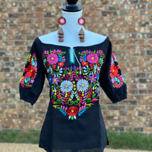 Malitzin Front Tie Blouse