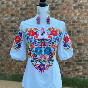 Malitzin Front Tie Blouse