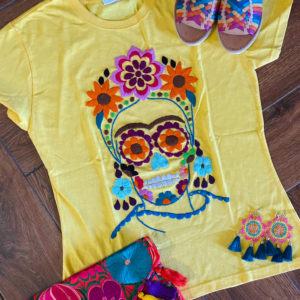 Frida Embroidered T-Shirt