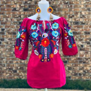 Malitzin Front Tie Blouse