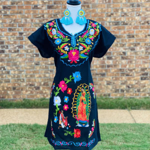Virgencita Black Dress