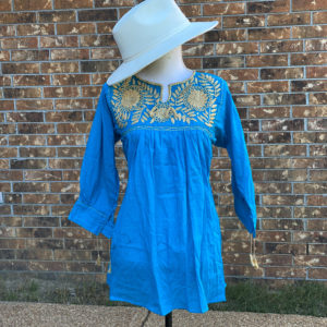 Rococo Blue Tunic