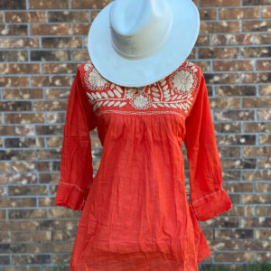 Rococo Orange Tunic
