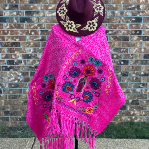 Rebozo Virgencita Bordado