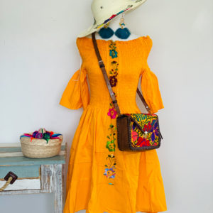 Quetzalli Yellow Dress