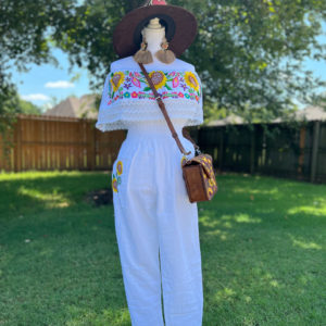 Campesina Jumpsuit White