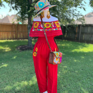 Campesina Jumpsuit Red