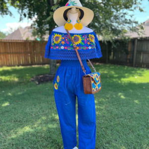 Campesina Jumpsuit Blue