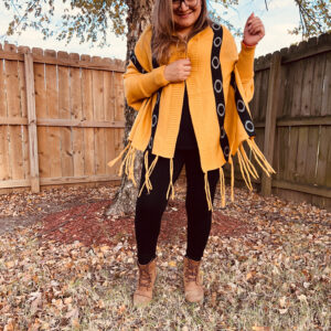 Poncho Cape with Sleeves