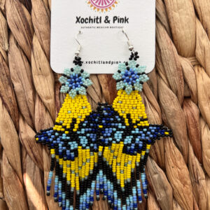 Aretes Artesanales Mariposa