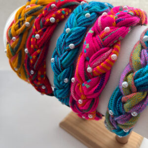 Diademas Trenzadas Aperladas