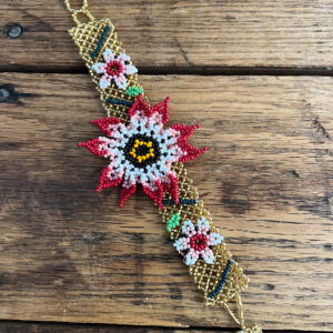 Flower Beaded Bracelet