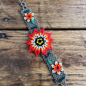 Flower Beaded Bracelet