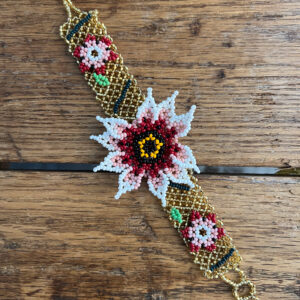 Flower Beaded Bracelet